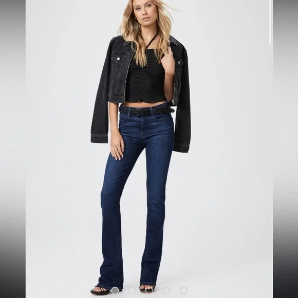 Paige | Manhattan High rise Boot Cut Denim Jeans | Women size 29 - Picture 3 of 16